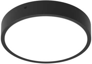 Anbauleuchte BULKHEAD ROUND SENSOR 250 P 10W CPS schwarz 