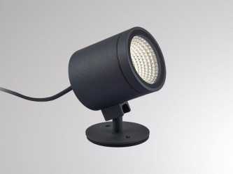 FORIS ROUND F Aufbaustrahler anthrazit 60° UGR <22 IP65 2700/3000K 