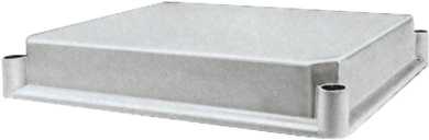 Undurchsichtige Polykarbonatabdeckung 27x36x4,5 cm 