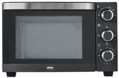 Mini-Backofen 15 Liter 1200 Watt schwarz 