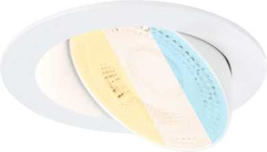 LED Einbauleuchte White Select Aumus Einzelspot rund 105mm 90° 5W 700lm 230V 