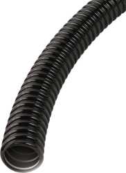 PVC-Kabelschutzschlauch flexibel leicht N320 IP65 UV-beständig schwarz UFX 32 SW 