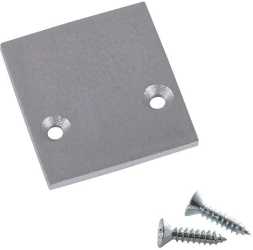 ALUMINIUM ENDKAPPE M-LINE STANDARD 24 Endkappe Alu eloxiert silber 