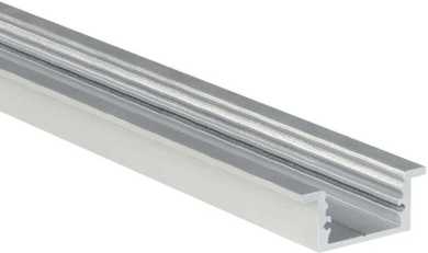 ALUMINIUM PROFILE M-LINE REC 12 ST 3 m Tol: 0/+4 mm Alu eloxiert silber 