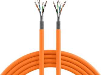 Verlegekabel Kat.7 LAN 1000MHz AWG23 FRNC-B 