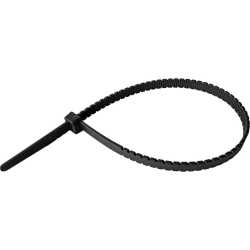 Kabelbinder HUPtwist schwarz 150x2,8mm werkzeuglos abdrehbar 