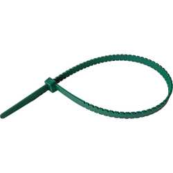 Kabelbinder HUPtwist moosgrün 200x4,6mm werkzeuglos abdrehbar 