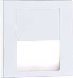 Wandeinbauleuchte Set Tsaro eckig 1x1W 230V LED Weiss 