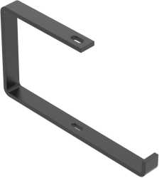 Abhängebügel Flachstahl B300mm Stahl PES135 - Polyester tiefschwarz 