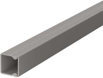 Leitungsführungskanal mit Bodenlochung 20x20 mm steingrau 