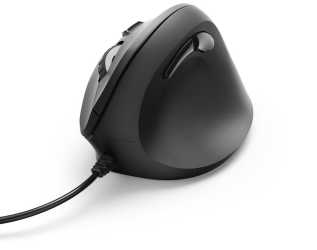 Vertikale ergonomische Maus EMC-500 kabelgebunden 6 Tasten Schwarz 