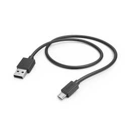 Ladekabel USB-A - Micro-USB 1 m Schwarz 
