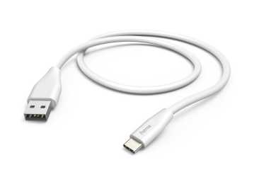 Ladekabel USB-A - USB-C 1,5 m Weiß 