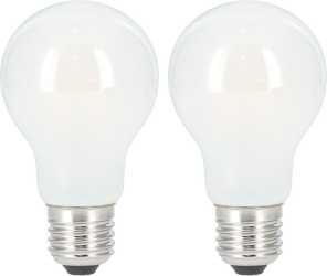 LED-Filament E27 806lm Glühlampe Matt Warmweiß 2 Stück 