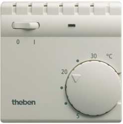 Mechanischer Raumthermostat AP-Montage 4-/5-Leiter Schalter Heizung/Absenkung 