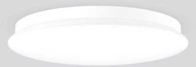 Decken- und Wandleuchte MONDANA disc verkehrsweiß matt 