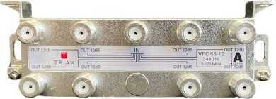 8-Fach Verteiler 1,2 GH 12 dB 