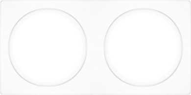 Rahmen für SPOT FRAME D68 100X200 2X D68 weiß 