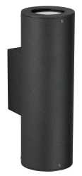 Wandleuchte 2xGU10 Par16 schwarz IP44 