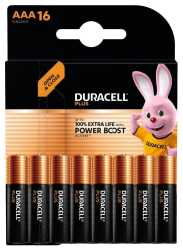 Duracell Alkaline Plus 1,5 V AAA 16er Packung 