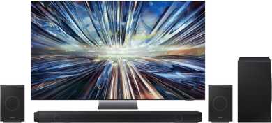 Fernseher QN900D 65 Zoll Neo QLED 8K Mini LED mit Soundbar Q930D 9.1.4 Kanal 