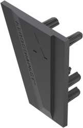 Endkappe links für Schiene X50 