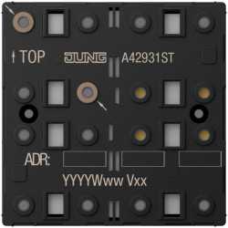 KNX Tastsensor-Modul Universal 3fach F40 Secure Kunststoff Serie AS/A 
