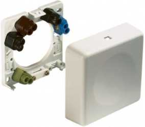 Geräte-Anschlussdose UP-AP weiß Klemmen 5x6 mm² 