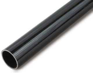 starres Stahlrohr schwer schwarz lackiert (RAL9005) 3m 