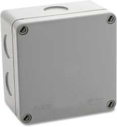 Panzerkasten mit Vorprägung Aufputz grau 