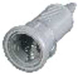 Schuko-Kupplung orange 16A 2p+E 230V IP44 