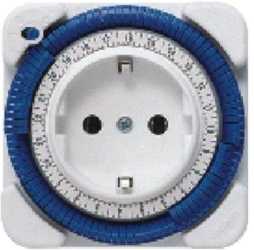 Analoge Steckdosenschaltuhr TIMER 26 ohne Gangreserve netzsynchron 