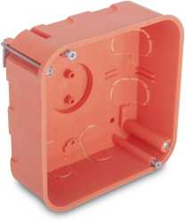 Abzweigkasten orange 8 Rohreinführungen Ø20mm 6 Kabeleinführungen 