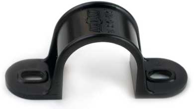 Schelle 20 halogenfrei zweilappig schwarz 