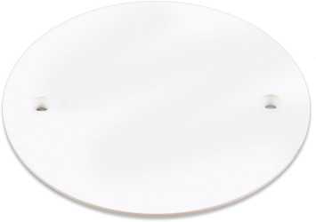 Randdeckel weiß schraubbar 