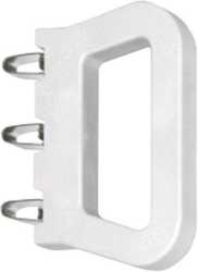 Kurzschlussbügel 3-polig Weiß 