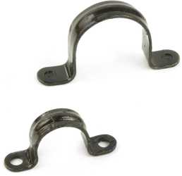 Schelle zweilappig schwarz lackiert 