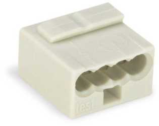 MICRO-Verbindungsdosenklemme 4-Leiter-Klemme 4-polig gelb 