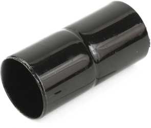 Steckmuffe gesickt schwarz lackiert SSM25 