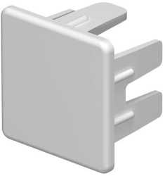 Endstück 25x25mm PVC reinweiß RAL 9010 