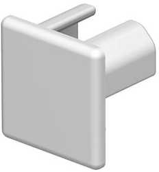 Endstück 15x15mm PVC reinweiß RAL 9010 