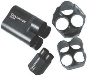 Schrumpf Aufteilkappe für 4x6 bis 35 mm² 