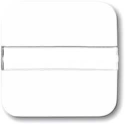 Wippe für Aus Wechsel Kreuz Taster mit Beschriftungsfeld alpinweiß 