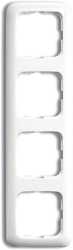 Abdeckrahmen Reflex 4-fach weiß glänzend 