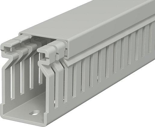 Verdrahtungskanal 40x25x2000 PVC steingrau RAL 7030 