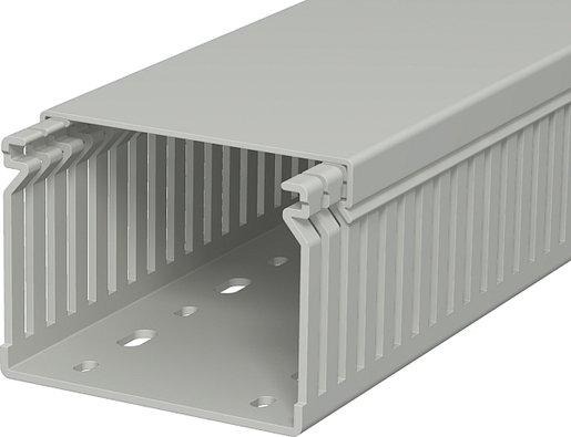 Verdrahtungskanal 60x80x2000 PVC steingrau RAL 7030 