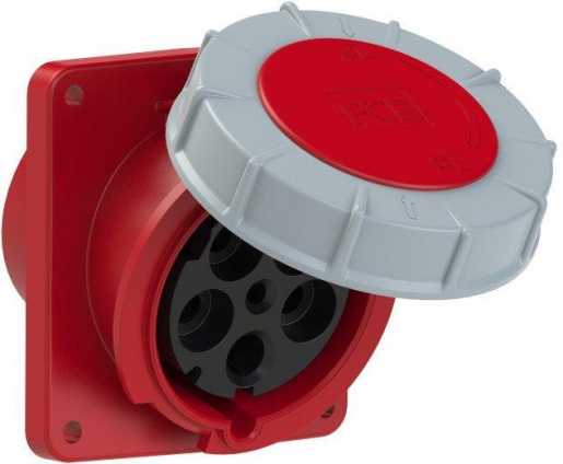 CEE-Anbausteckdose schräg 125A 5p 6h IP67 TWIST 400V 