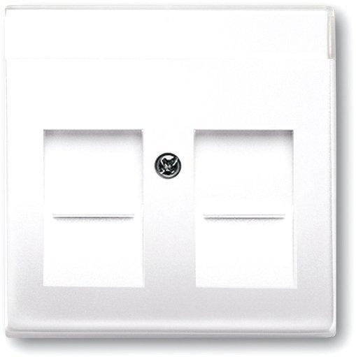 Zentralscheibe für Modular Jack öffnungsschieber und Beschriftungsfeld 