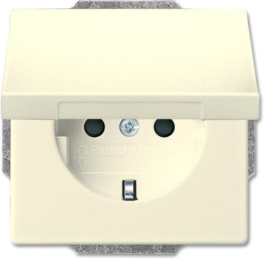 Unterputz Steckdose future linear mit Klappdeckel 