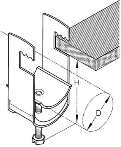 Kabelschelle 40 U 